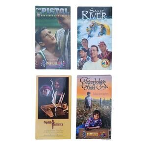 Feature Films For Families 4 VHS Lot The Pistol The Birth of A Legend & 3 More